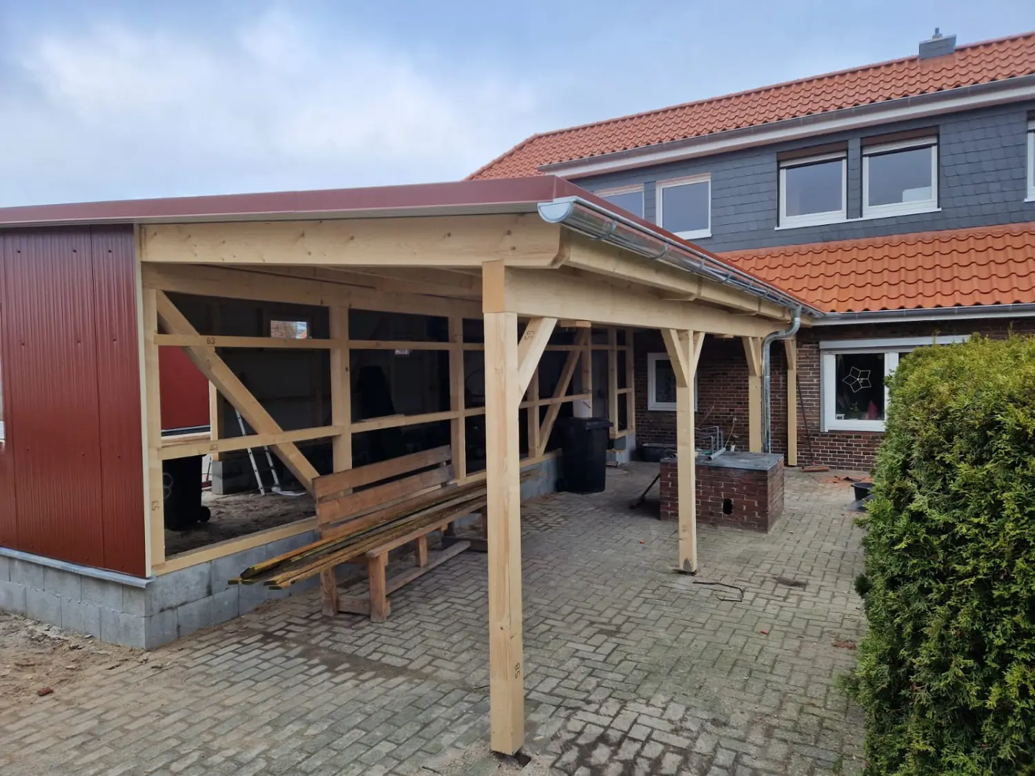 Carport von Zimmerei Dennis Martens